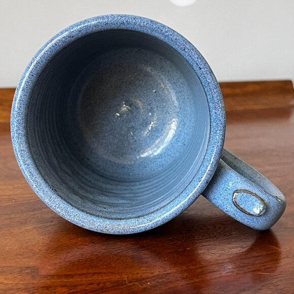 Clay Pen Pottery Ouray Colorado Coffee Mug Cup Blue Stoneware Hand-Thrown USA - Picture 6 of 11